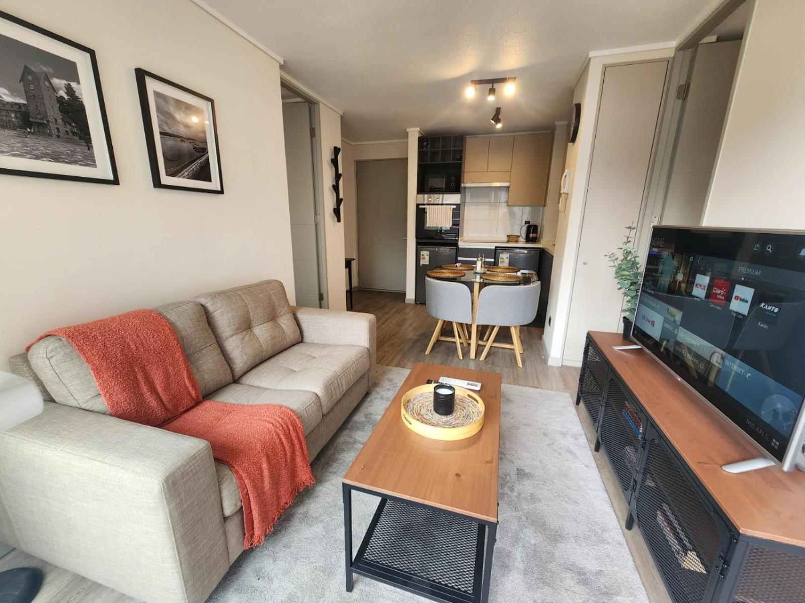 Apartamento Hom I Nuevo Y Moderno Depto 2d2b 3 Pax *